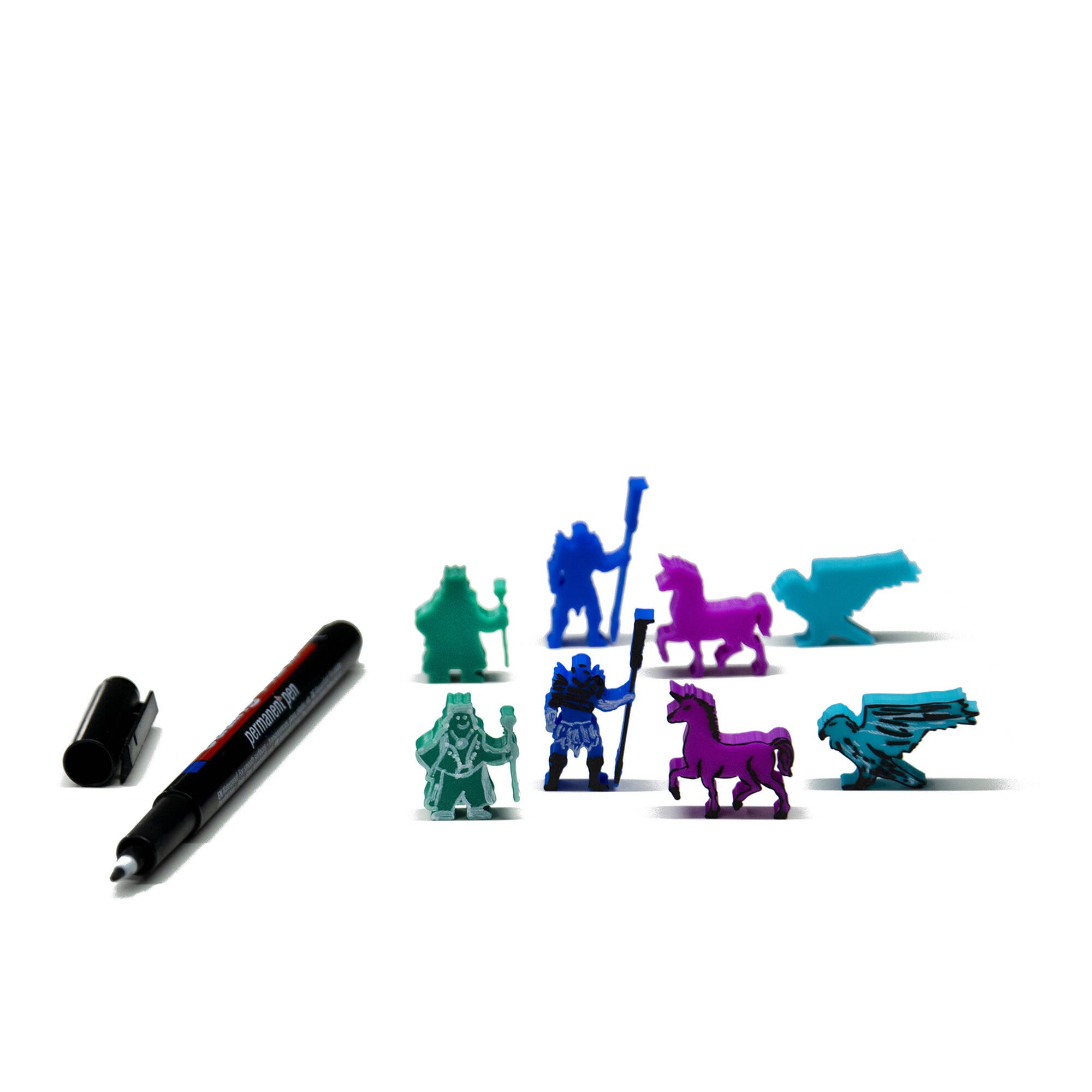 Centaur Meeple for upgrading board games, tabletop and other DnD games