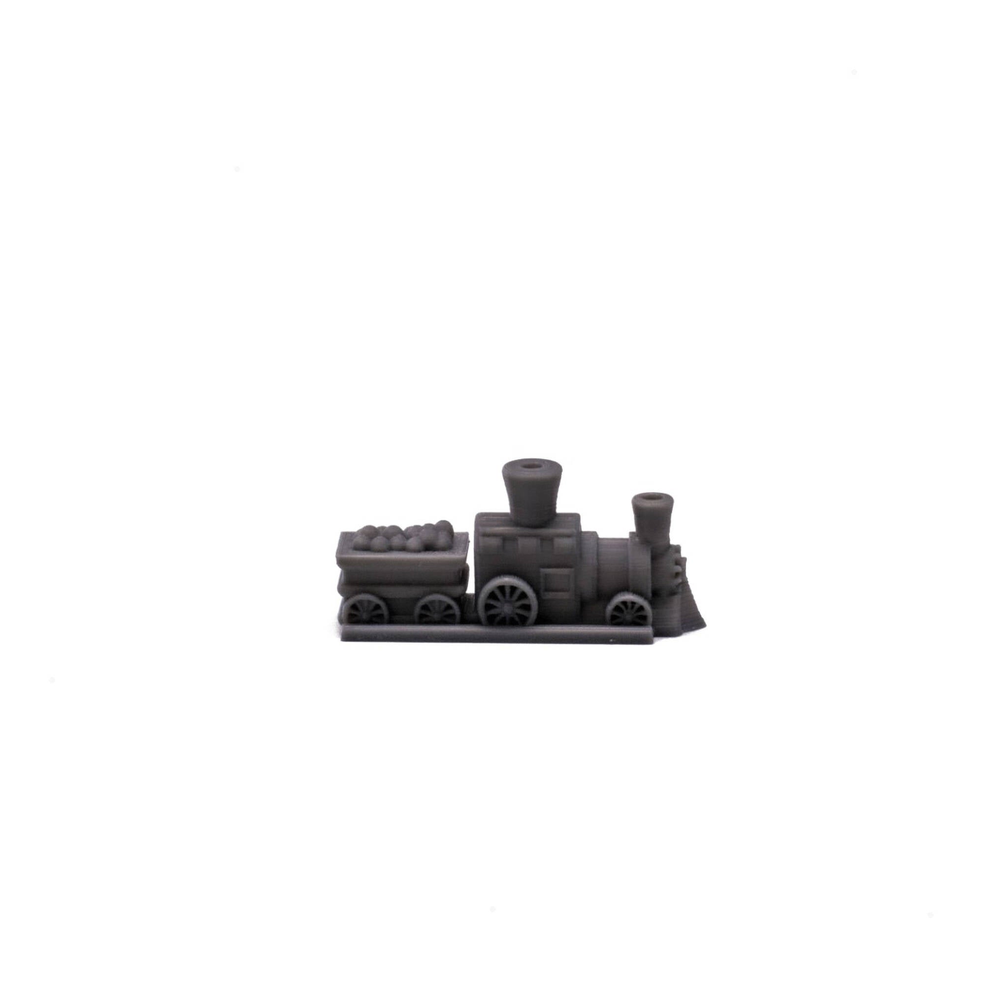Train Paintable Miniature for upgrading board games, tabletop and other DnD games