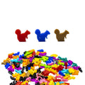Squirrel Meeple Figures for upgrading board games, tabletop and other DnD games
