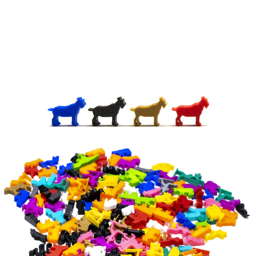 Goat Meeple Figures for upgrading board games, tabletop and other DnD games