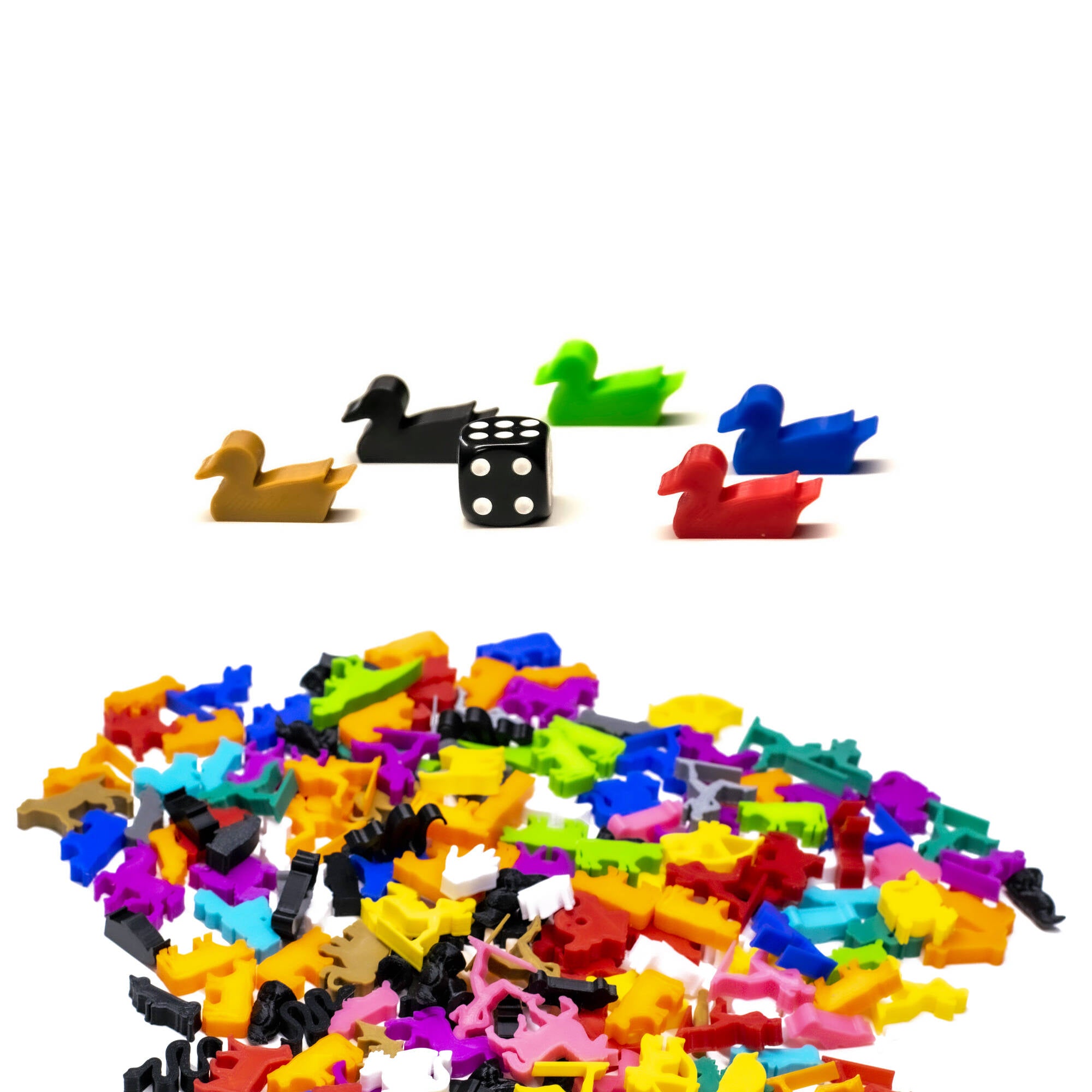 Duck Meeple Figures for upgrading board games, tabletop and other DnD games