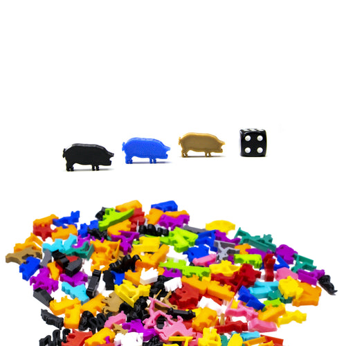 Piglets Meeple Figures for upgrading board games, tabletop and other DnD games