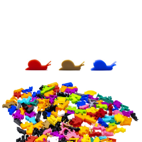 Snail Meeple Figures for upgrading board games, tabletop and other DnD games