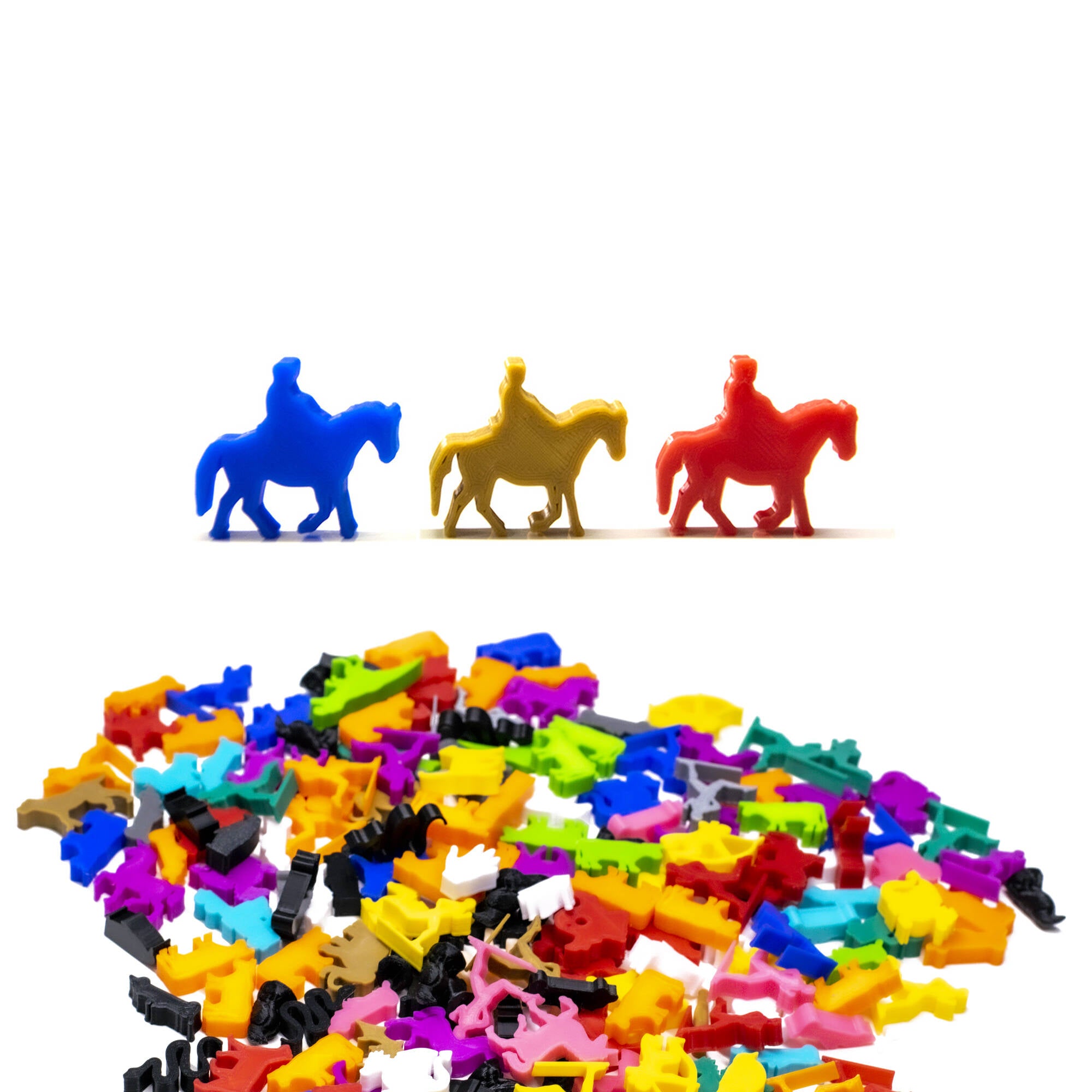 Cowboy Meeple Figures for upgrading board games, tabletop and other DnD games
