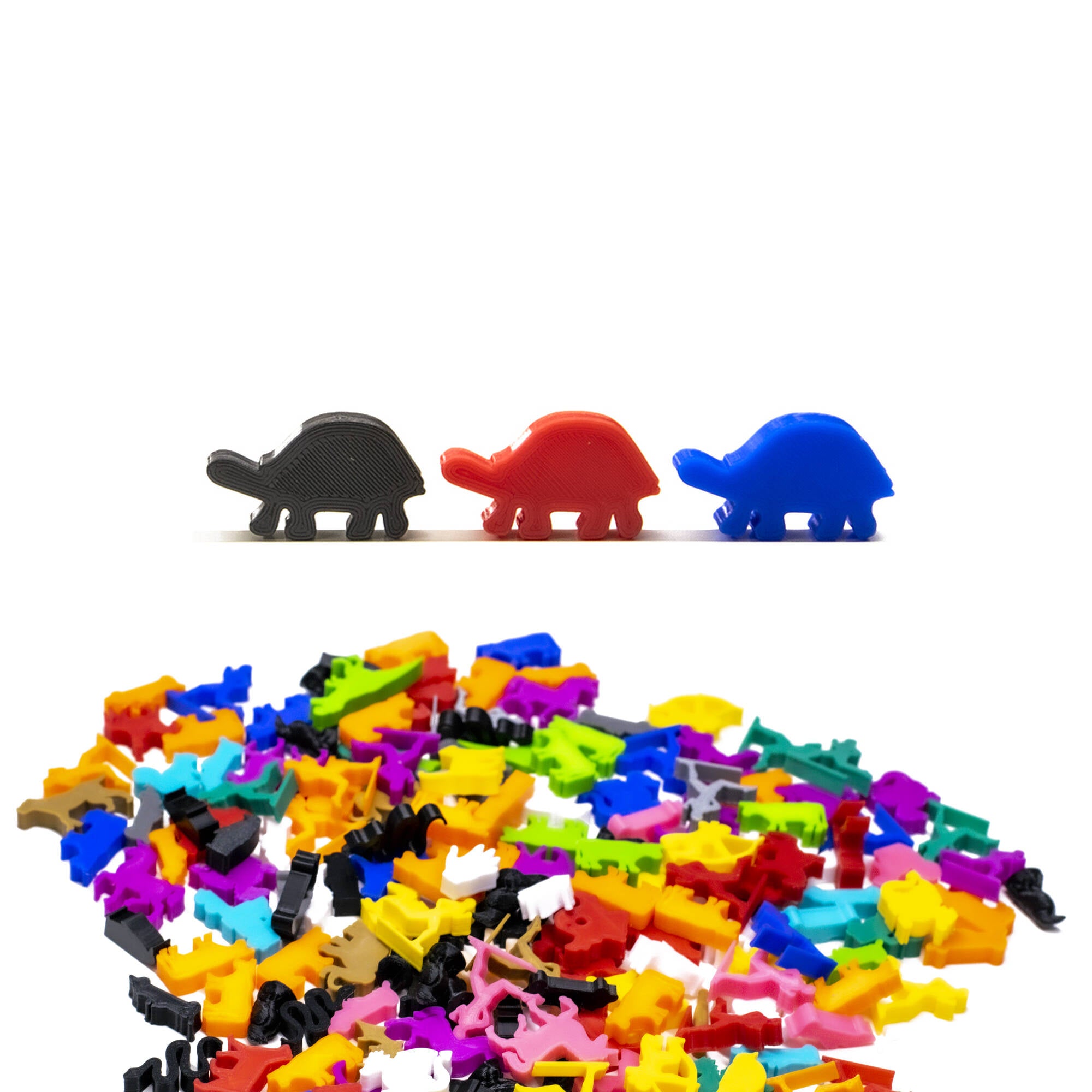 Turtle Meeple Figures for upgrading board games, tabletop and other DnD games