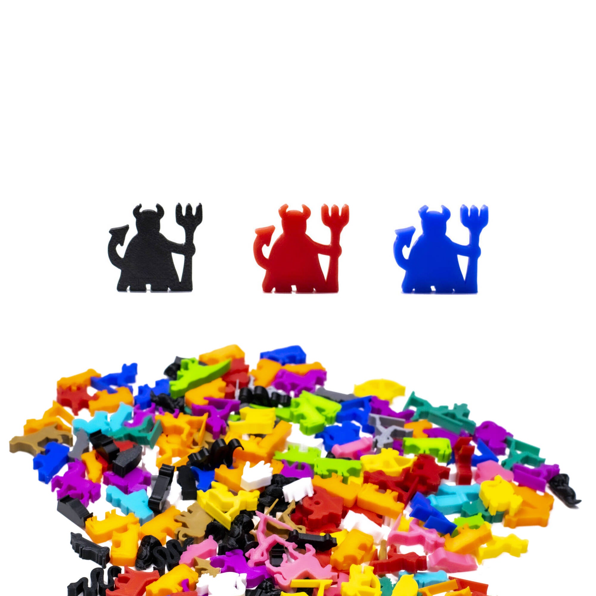 Meeple Devil Figures for upgrading board games, tabletop and other DnD games