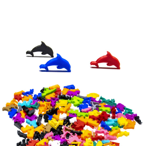 Dolphin Meeple Figures for upgrading board games, tabletop and other DnD games