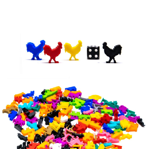 Rooster Meeple for upgrading board games, tabletop and other DnD games