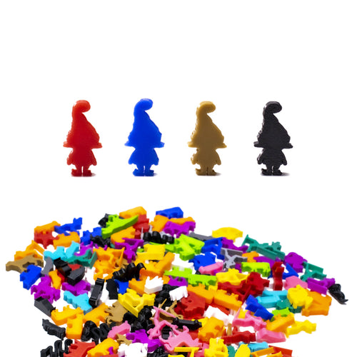 Elf, Imp, Goblin Meeple Figures for upgrading board games, tabletop and other DnD games