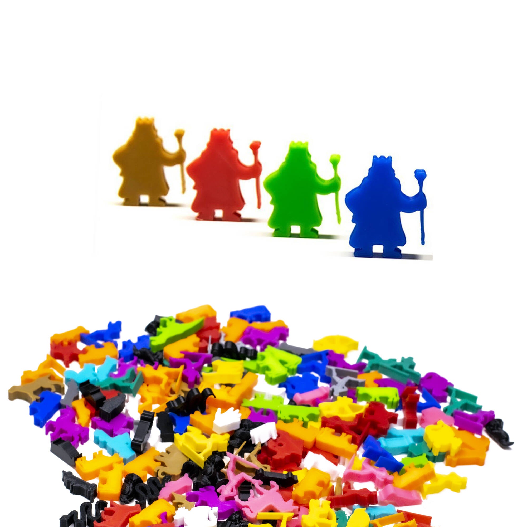 King Meeple Figures for upgrading board games, tabletop and other DnD games