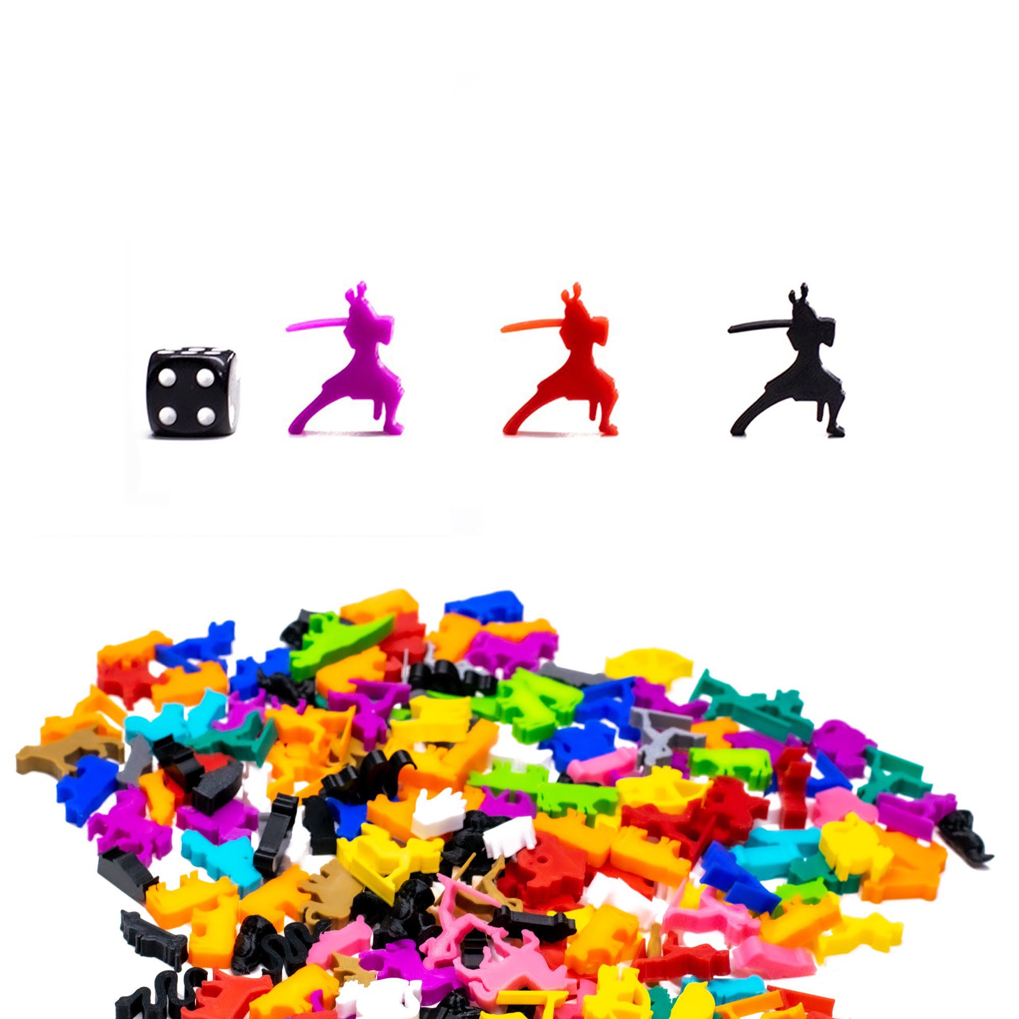 Ninja, Samurai Meeple for upgrading board games, tabletop and other DnD games