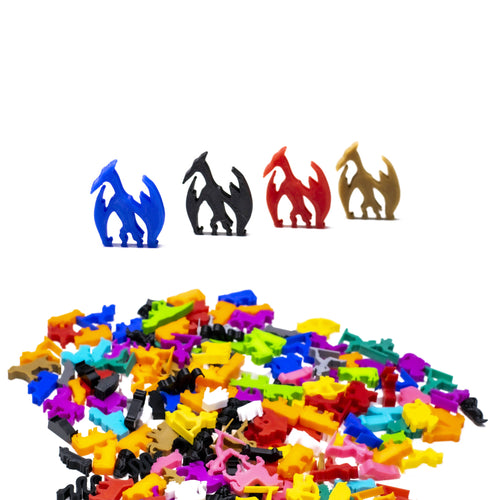Pterodactyl Dino Meeple Figures for upgrading board games, tabletop and other DnD games