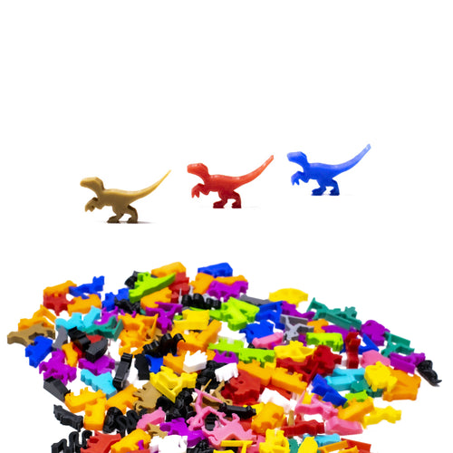 Raptor Dinosaur Meeple Figures for upgrading board games, tabletop and other DnD games