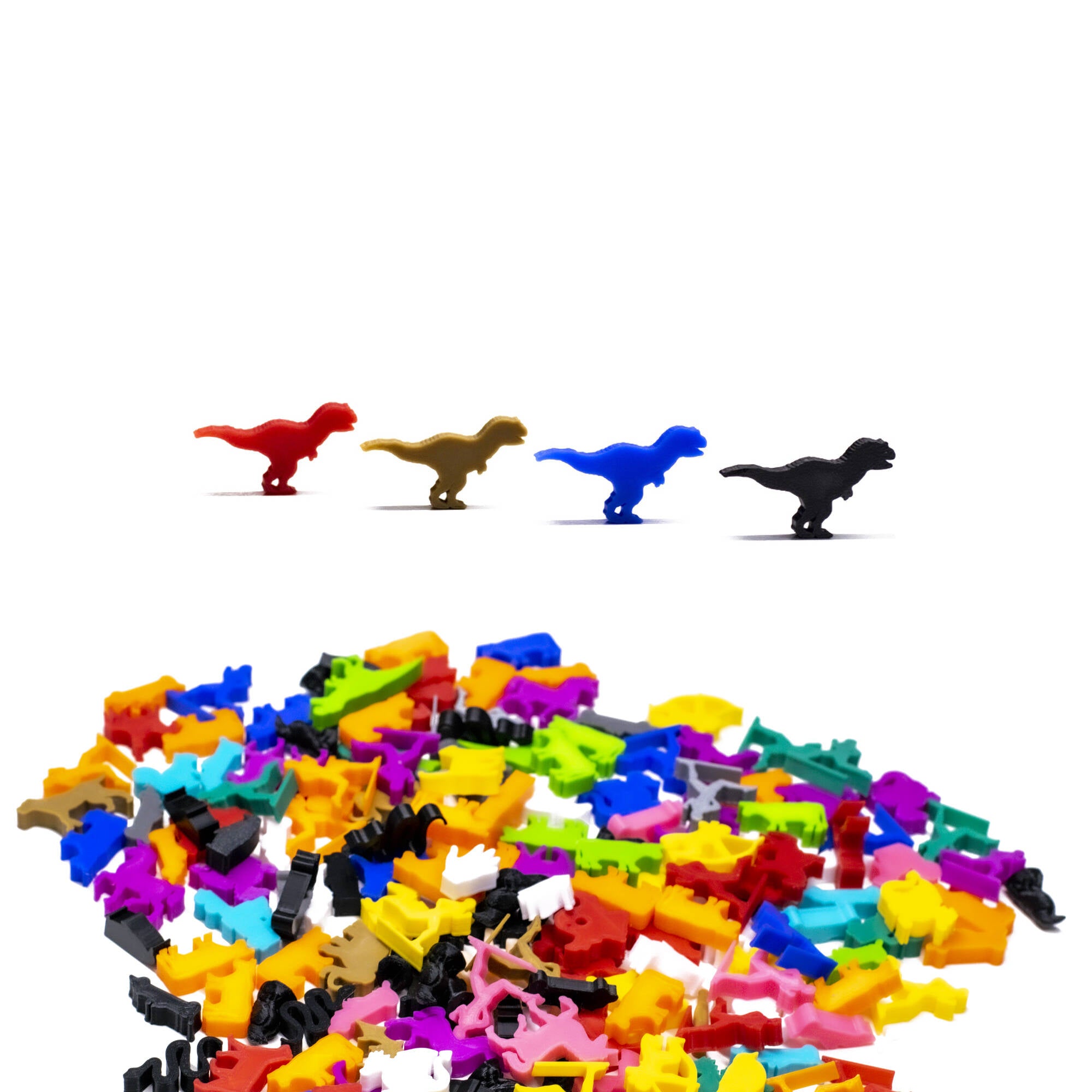 Carnotaurus Dino Meeple for upgrading board games, tabletop and other DnD games