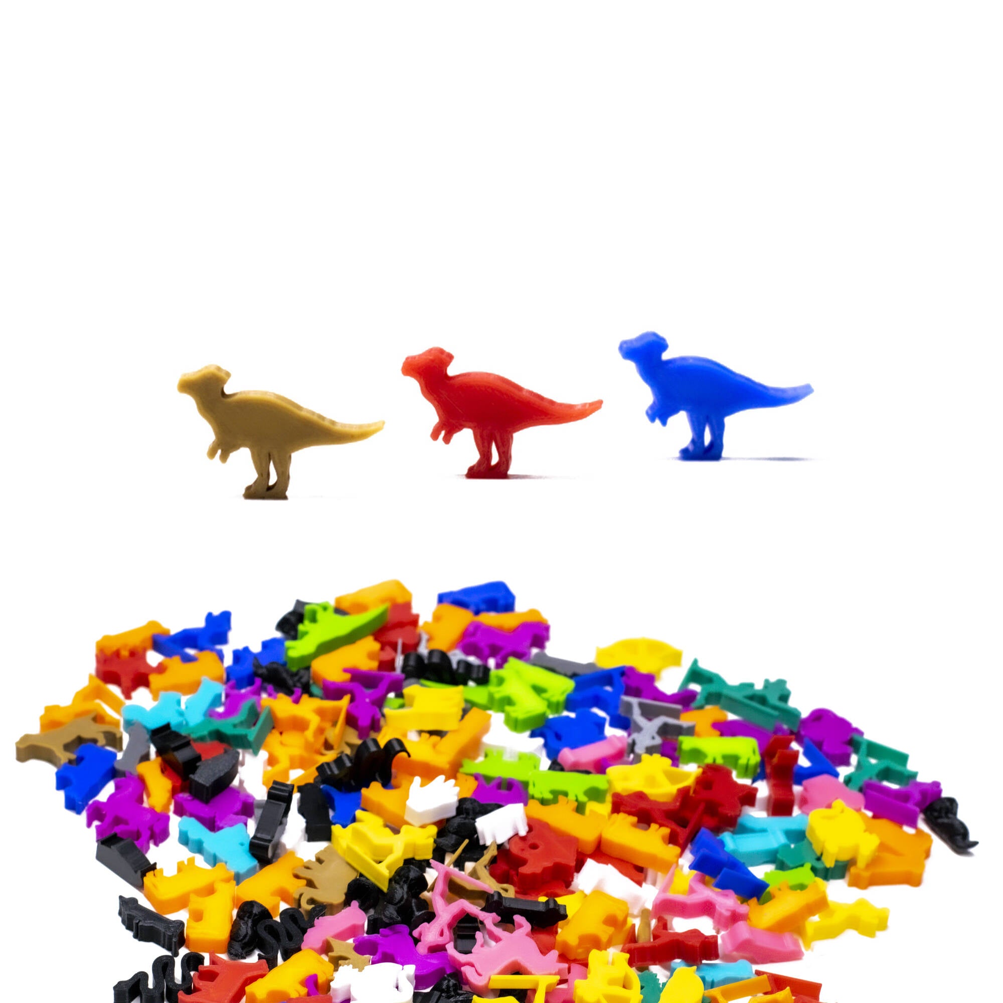 Pachy Meeple Dino Figures for upgrading board games, tabletop and other DnD games