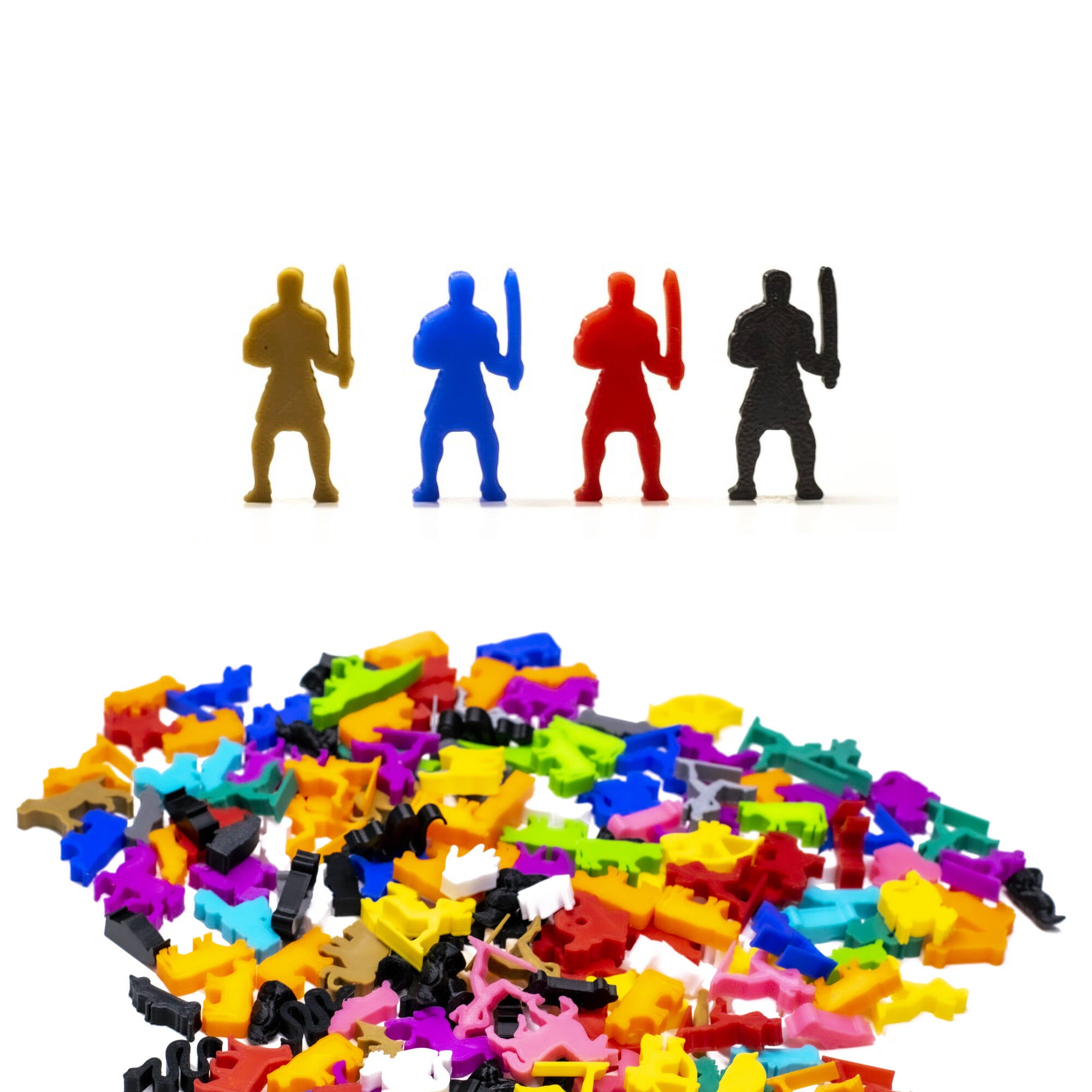 Gladiator Meeple Figures for upgrading board games, tabletop and other DnD games
