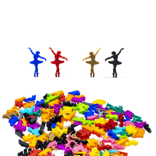 Ballerina, Dancer Meeple Figures for upgrading board games, tabletop and other DnD games