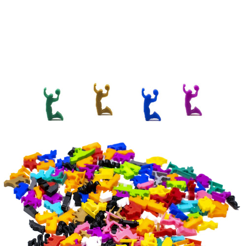 Dunking Basketball Player Meeple for upgrading board games, tabletop and other DnD games