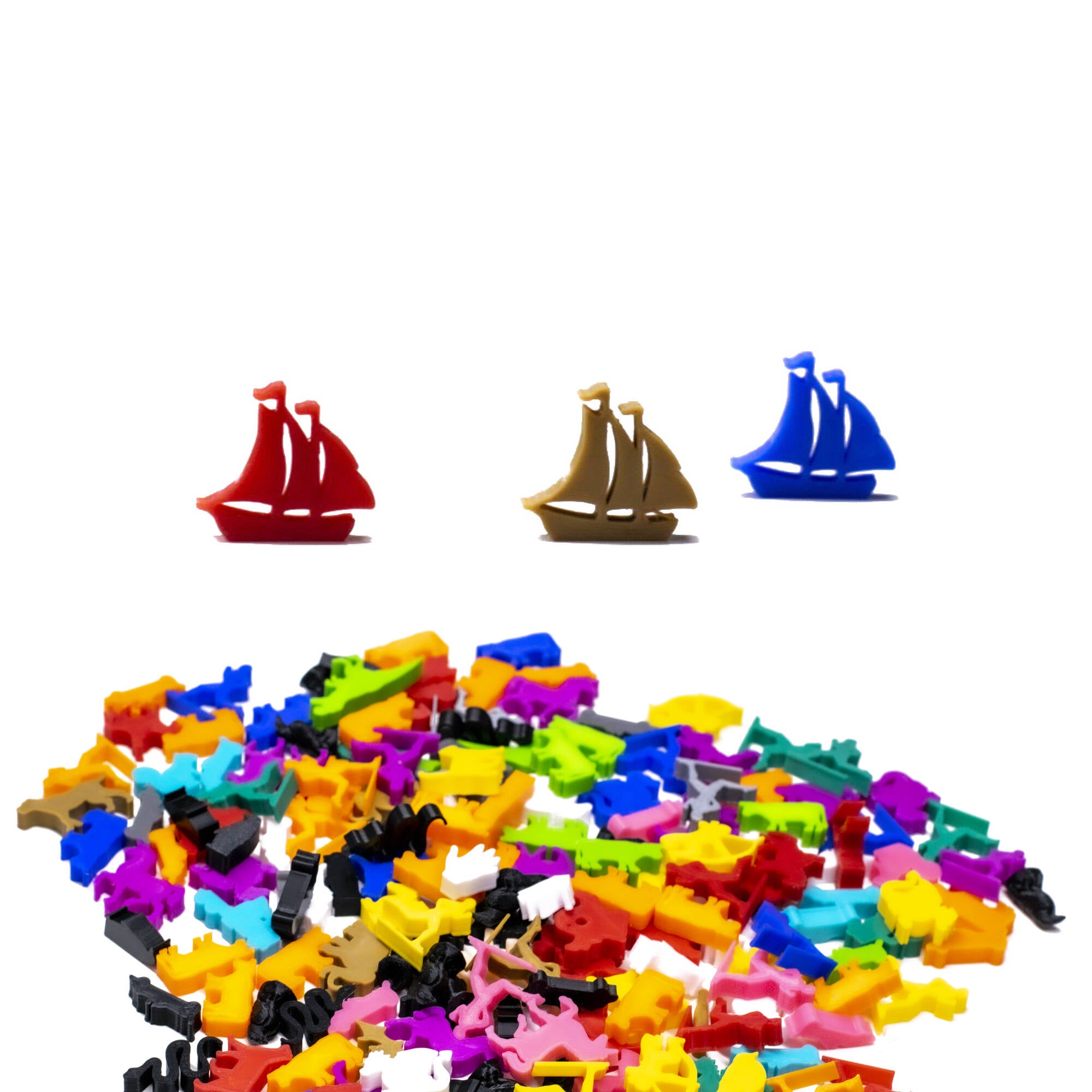 Ship Meeple Tokens for upgrading board games, tabletop and other DnD games
