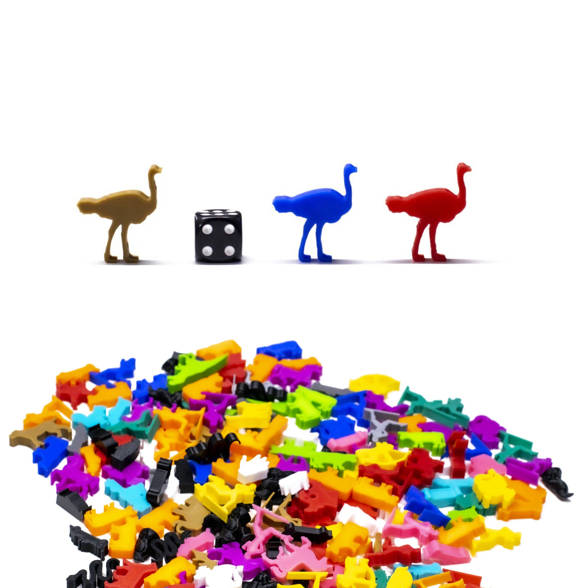 Ostrich Meeple for upgrading board games, tabletop and other DnD games