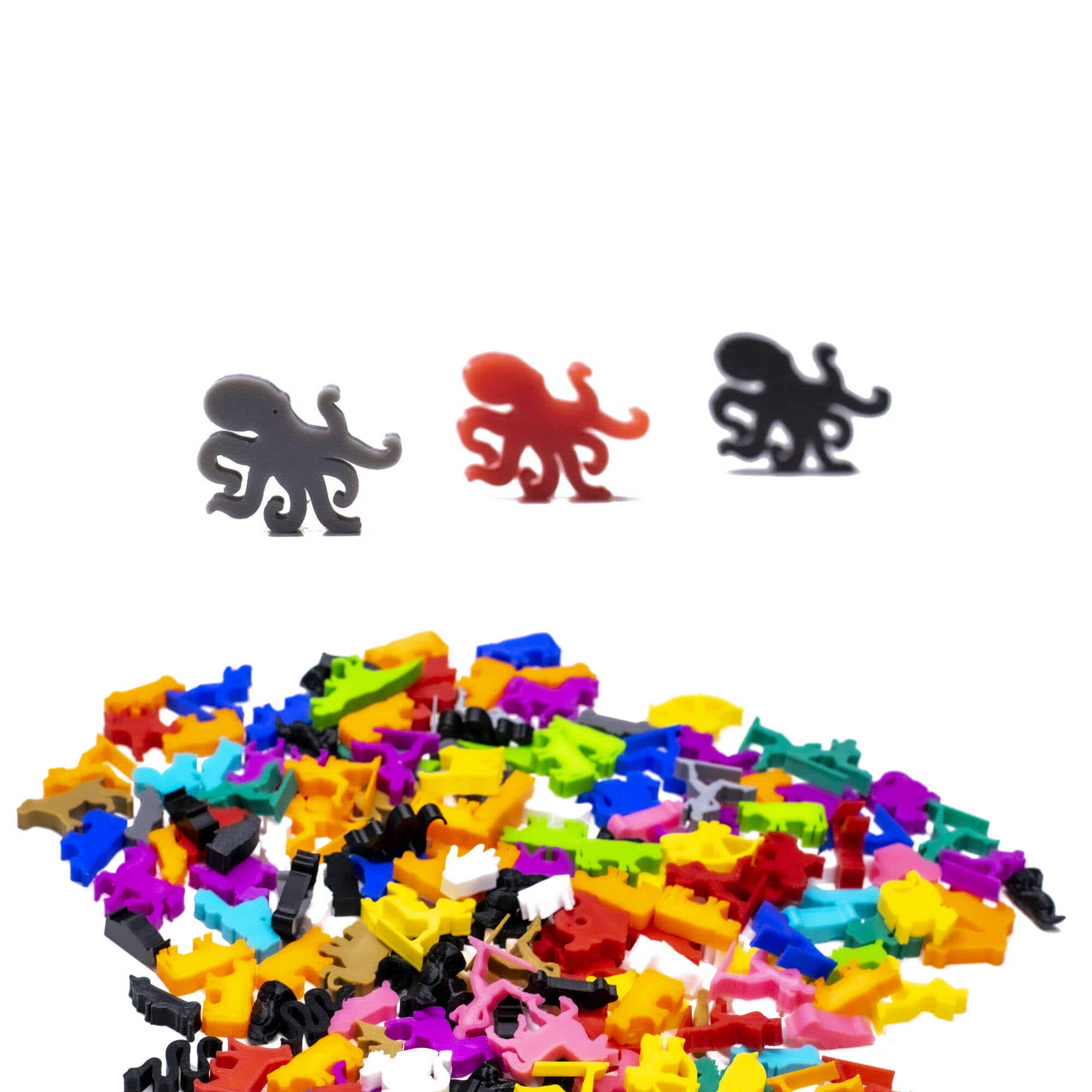 Octopus Squid Meeple for upgrading board games, tabletop and other DnD games