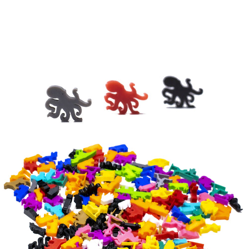 Octopus Squid Meeple for upgrading board games, tabletop and other DnD games