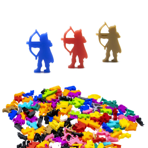 Elf Archer Meeple Figures for upgrading board games, tabletop and other DnD games
