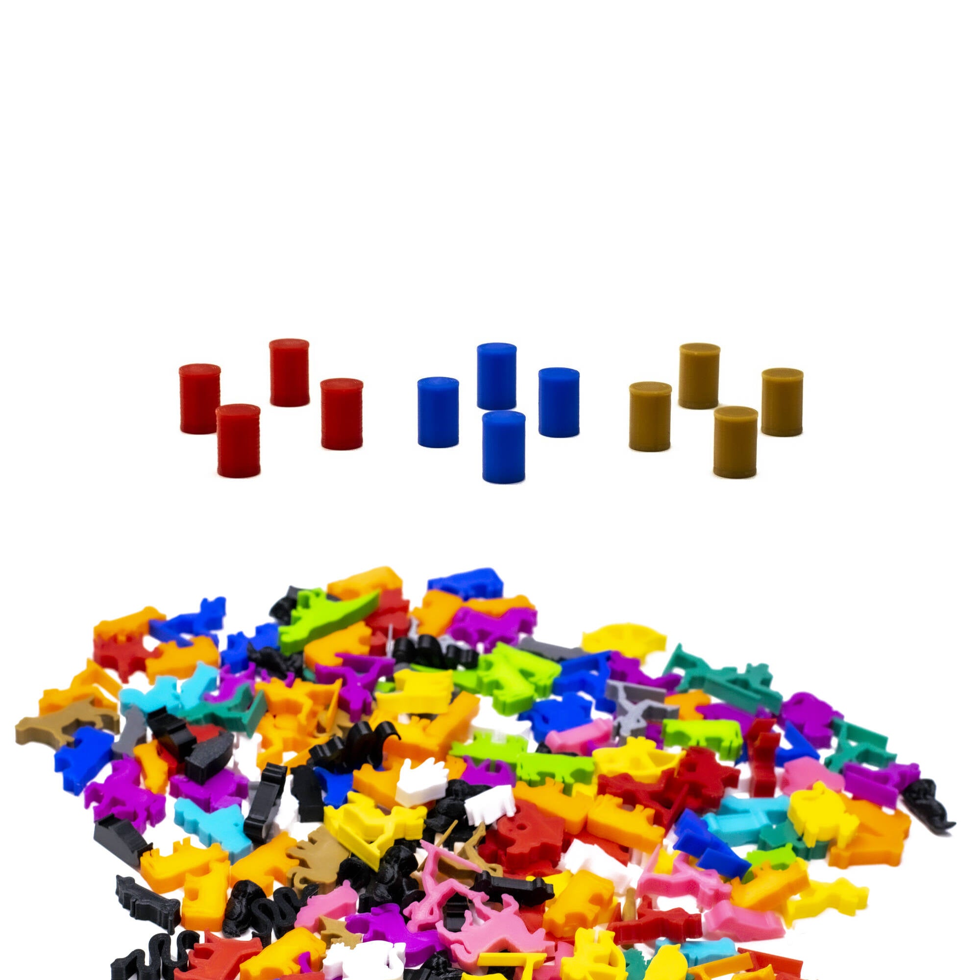 Cylinder 10x15 mm for upgrading board games, tabletop and other DnD games