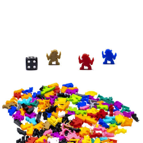 Goblin Meeple with Daggers for upgrading board games, tabletop and other DnD games