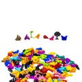 Summer Meeple Figure Set 8PCS | RANDOM DIFFERENT COLORS for upgrading board games, tabletop and other DnD games