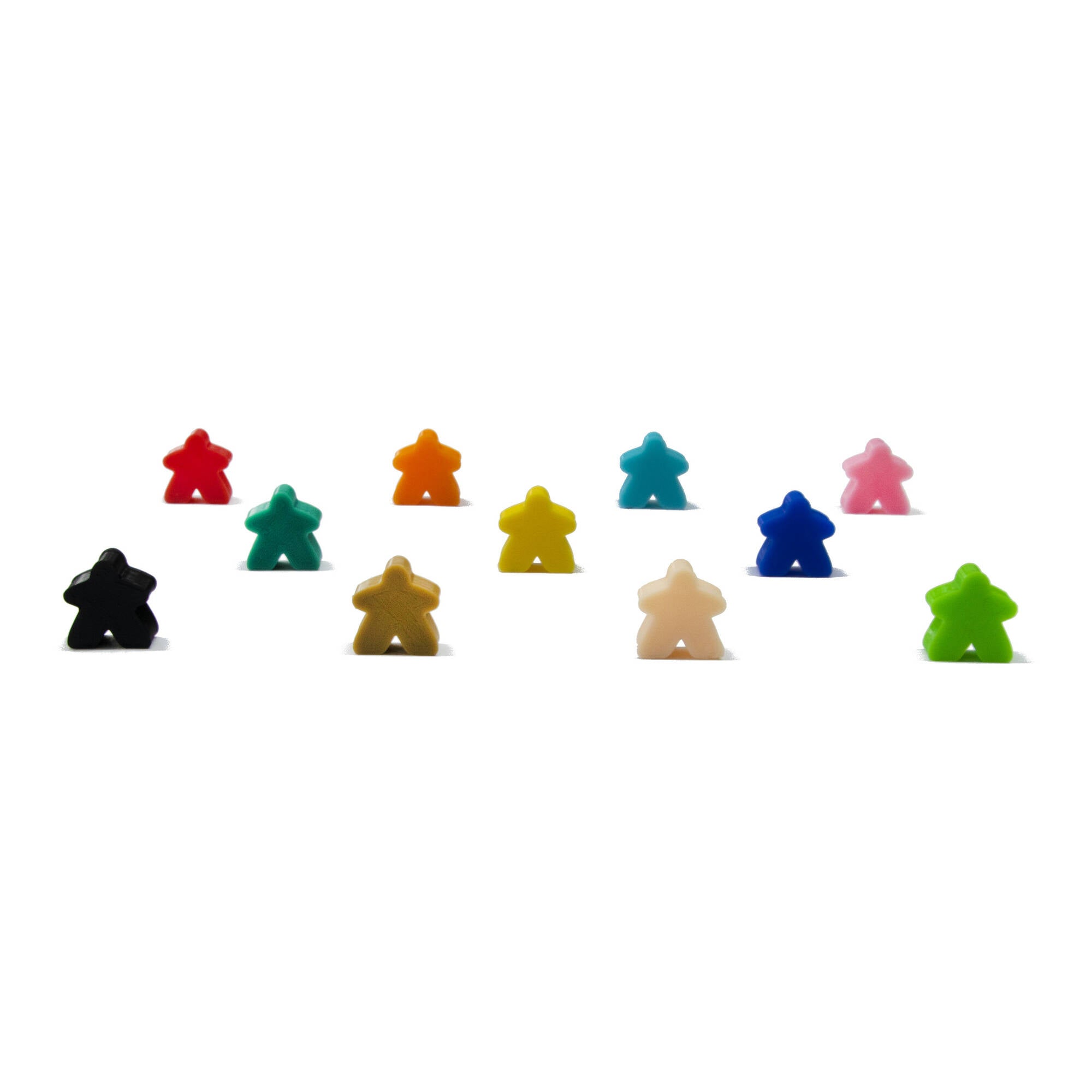 Classic Meeple Figures Mega Pack (55PCS 11 Color) – BoardGameSet
