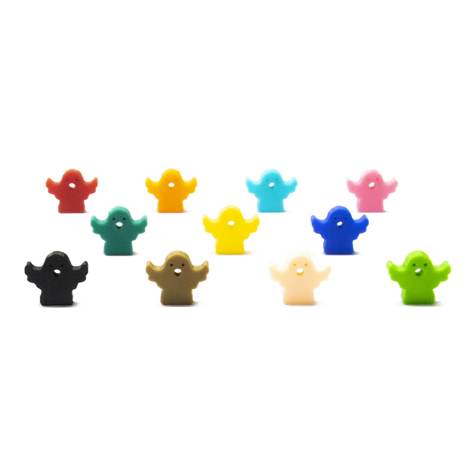 Ghost Meeple Figures Mega Pack (55PCS 11 Color) for upgrading board games, tabletop and other DnD games