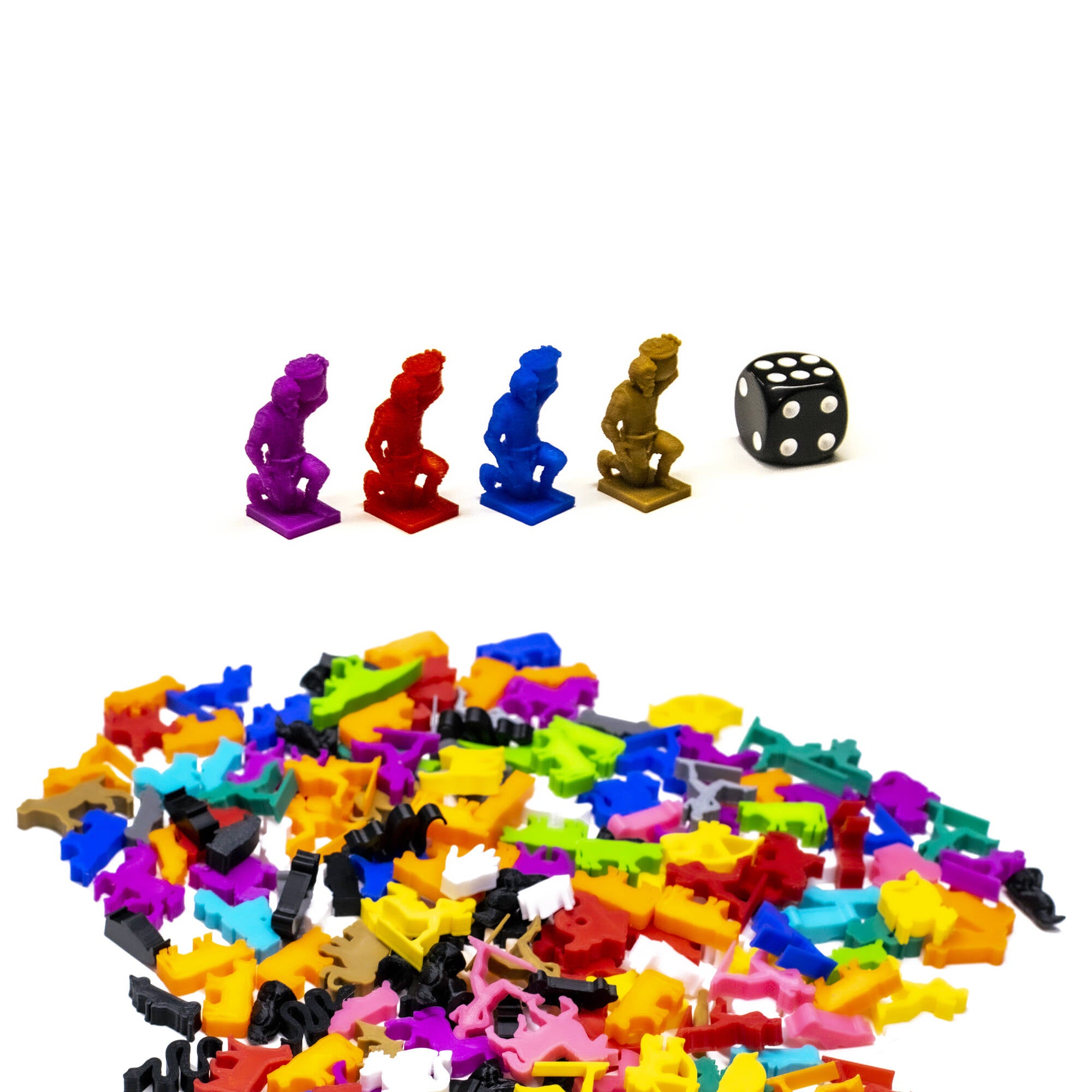 Worker Trader Laborer Figures for upgrading board games, tabletop and other DnD games