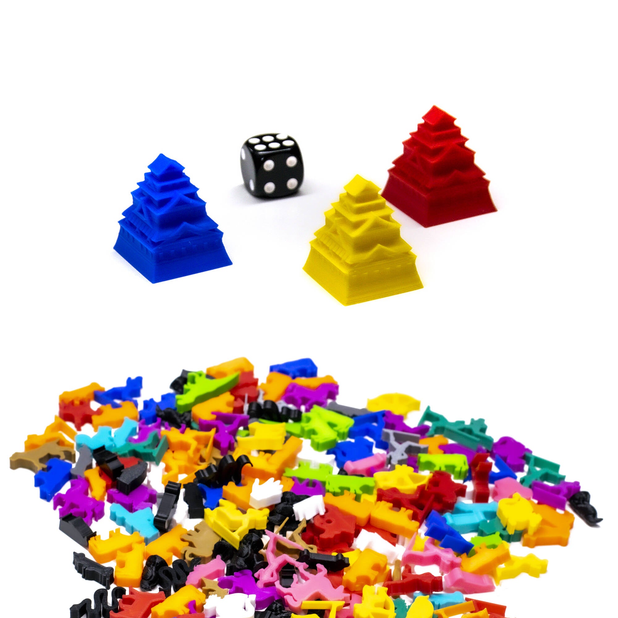 Stackable Japanese Castle for upgrading board games, tabletop and other DnD games