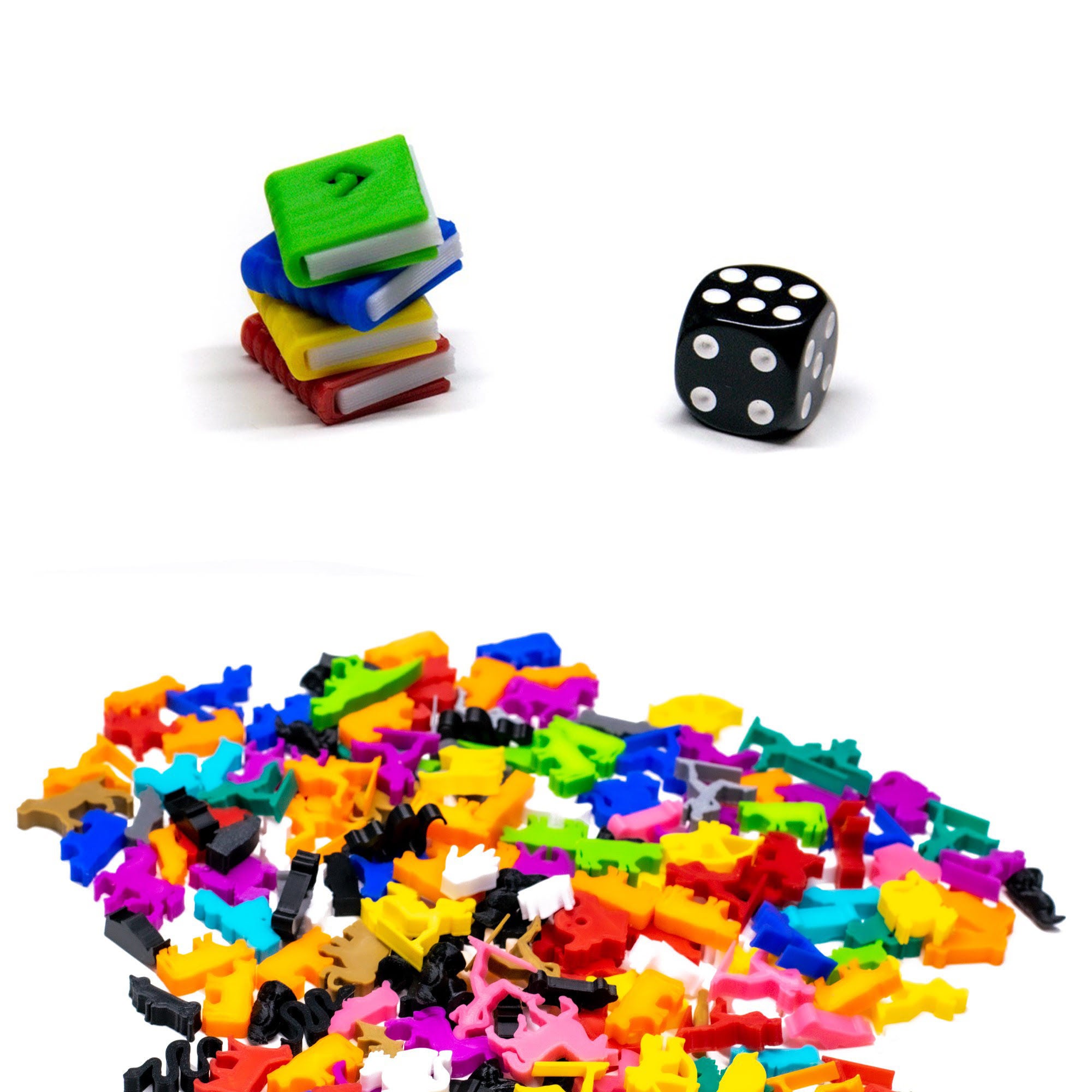 Book Miniature Tokens for upgrading board games, tabletop and other DnD games