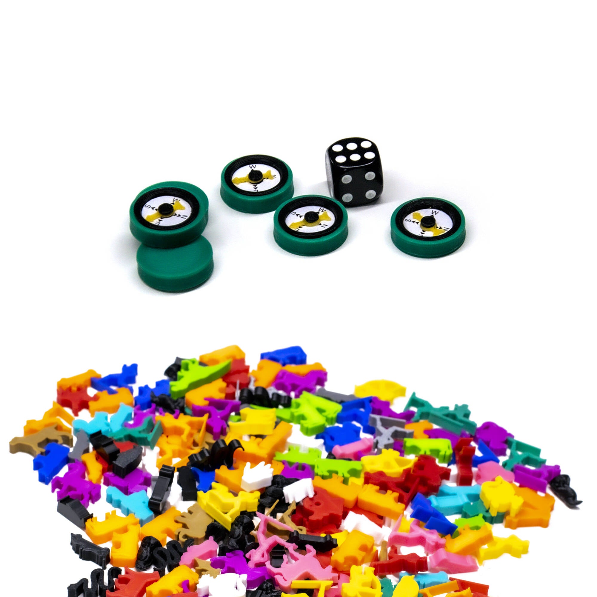 Compass Token for upgrading board games, tabletop and other DnD games