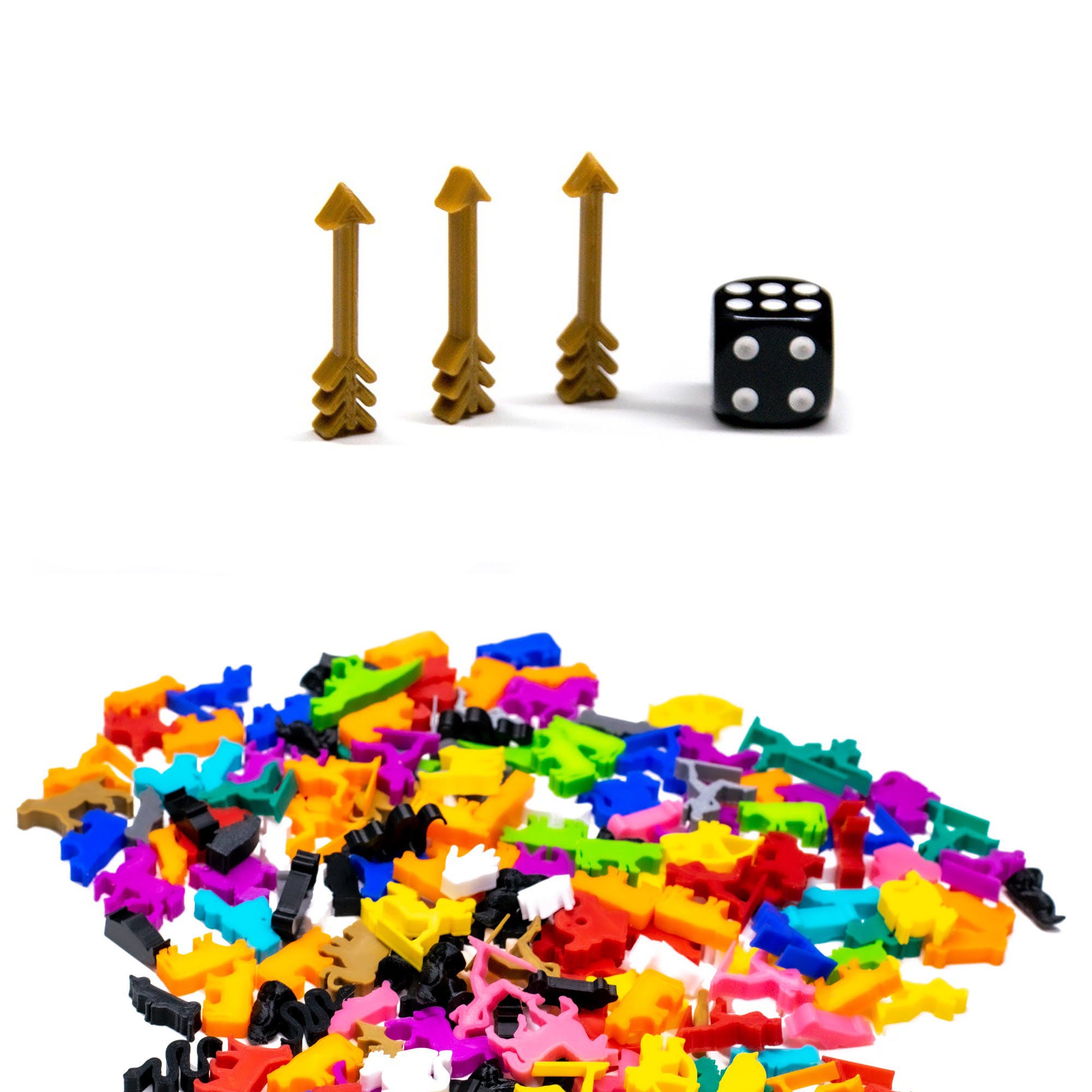 Arrow Tokens Miniatures for upgrading board games, tabletop and other DnD games