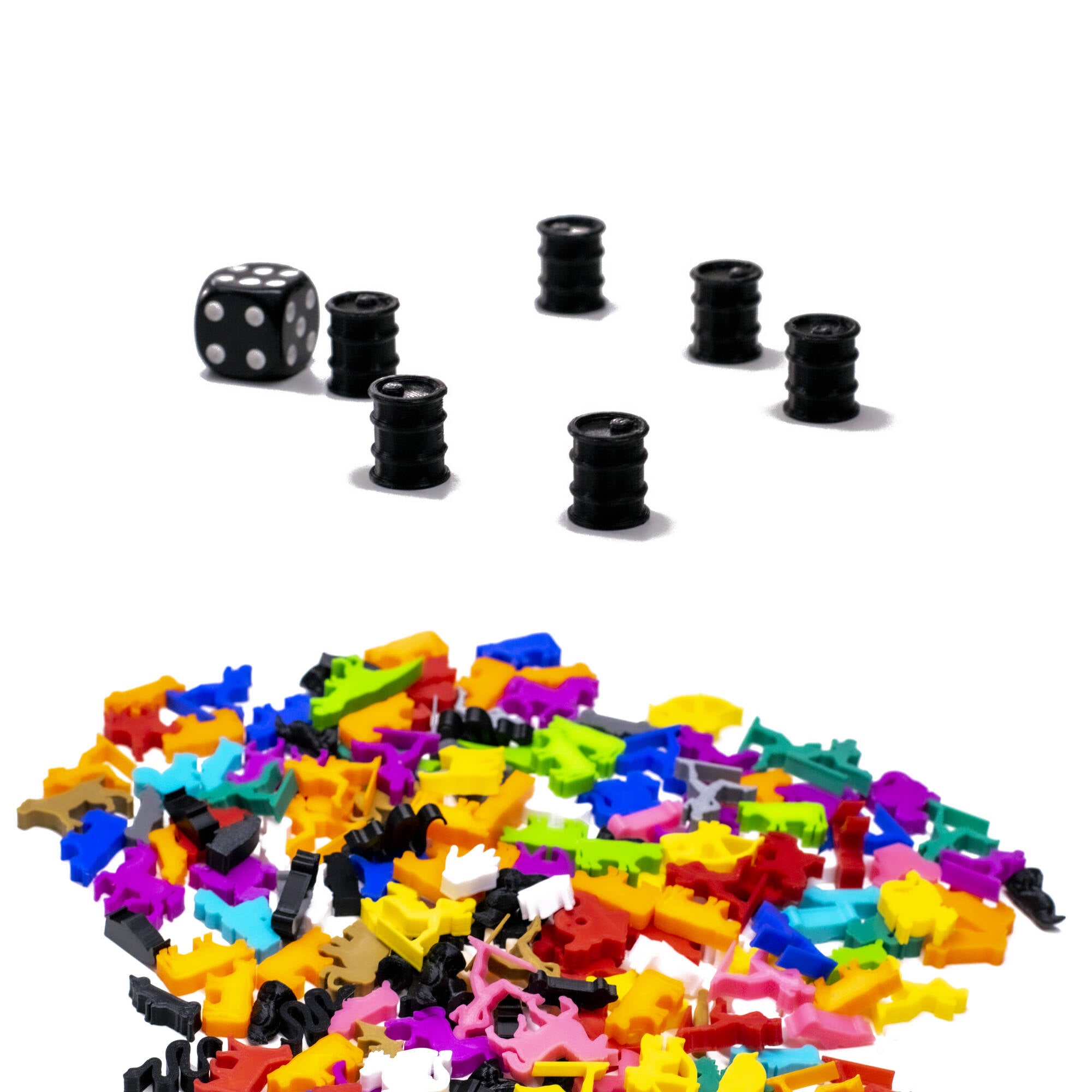 Oil Barrel Resource Tokens for upgrading board games, tabletop and other DnD games