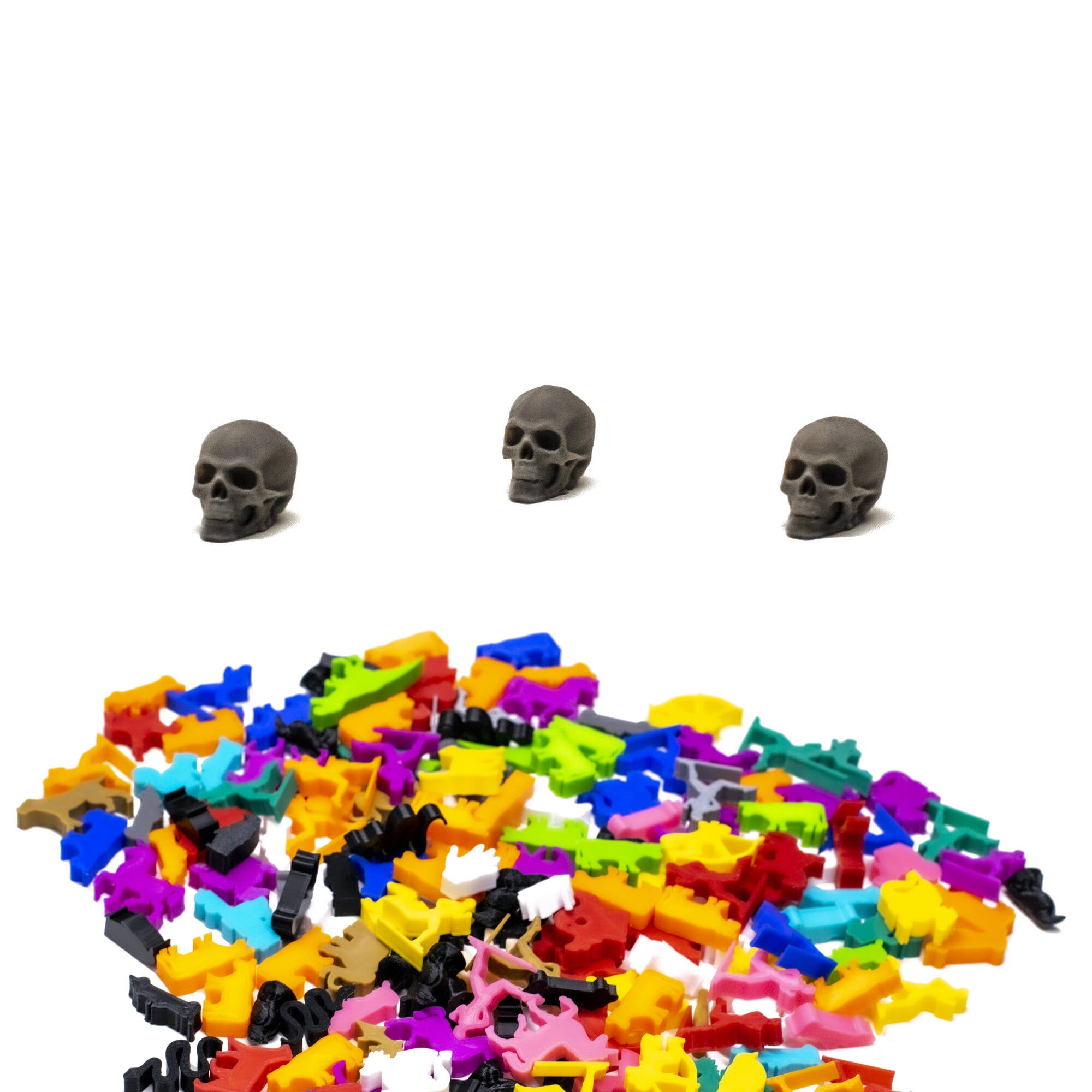 Death Skull Token for upgrading board games, tabletop and other DnD games