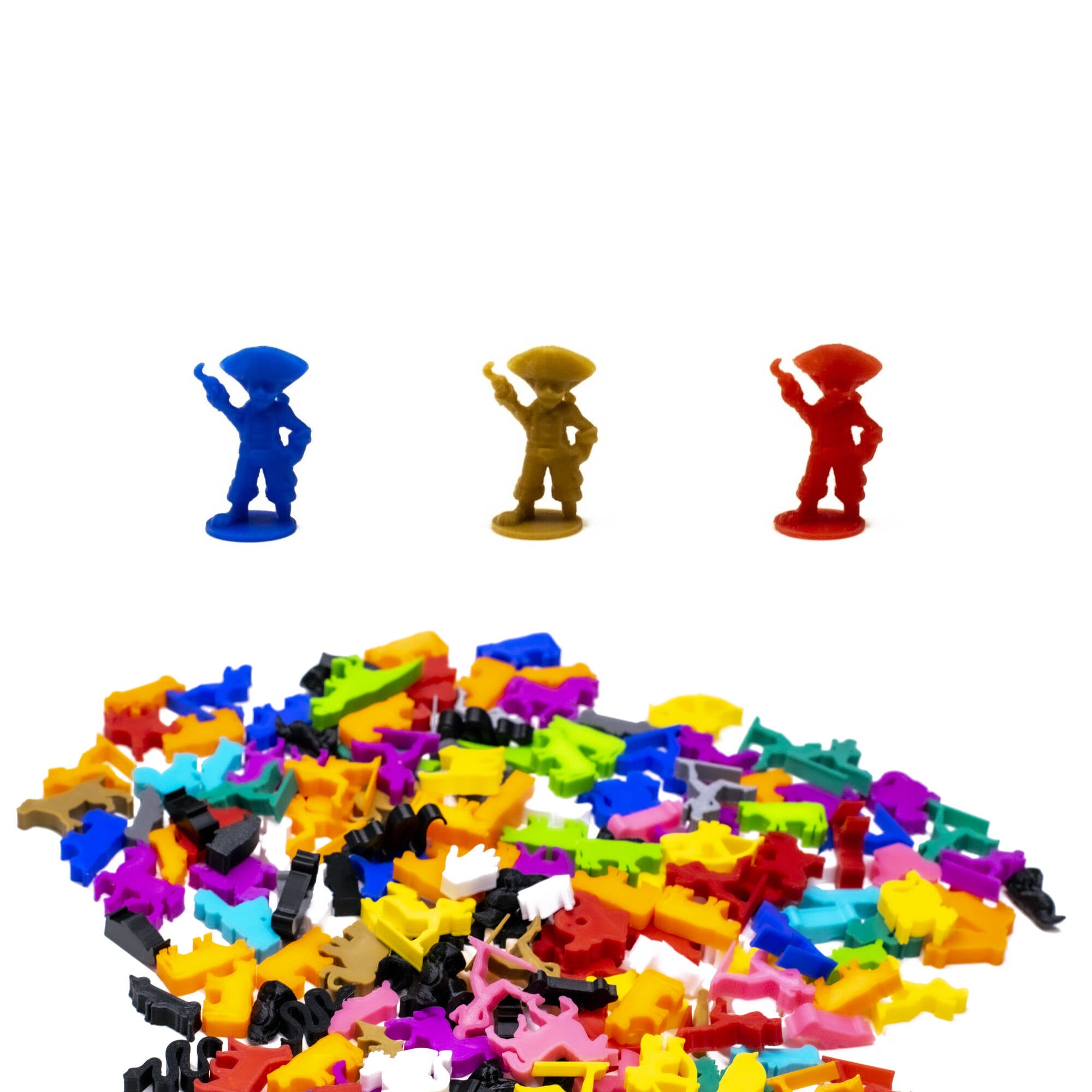 Pirate Captain Figures  for upgrading board games, tabletop and other DnD games