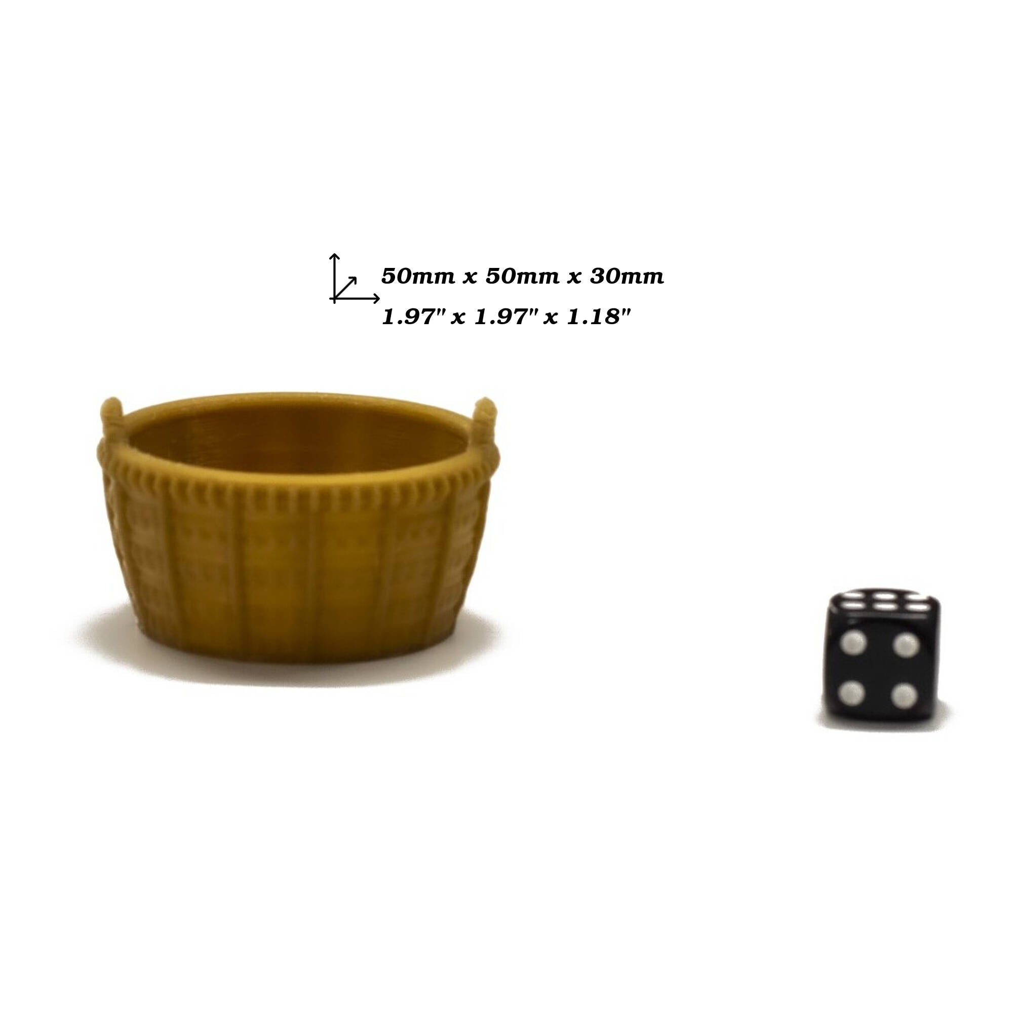 Basket Resource Holder - Size S for upgrading board games, tabletop and other DnD games