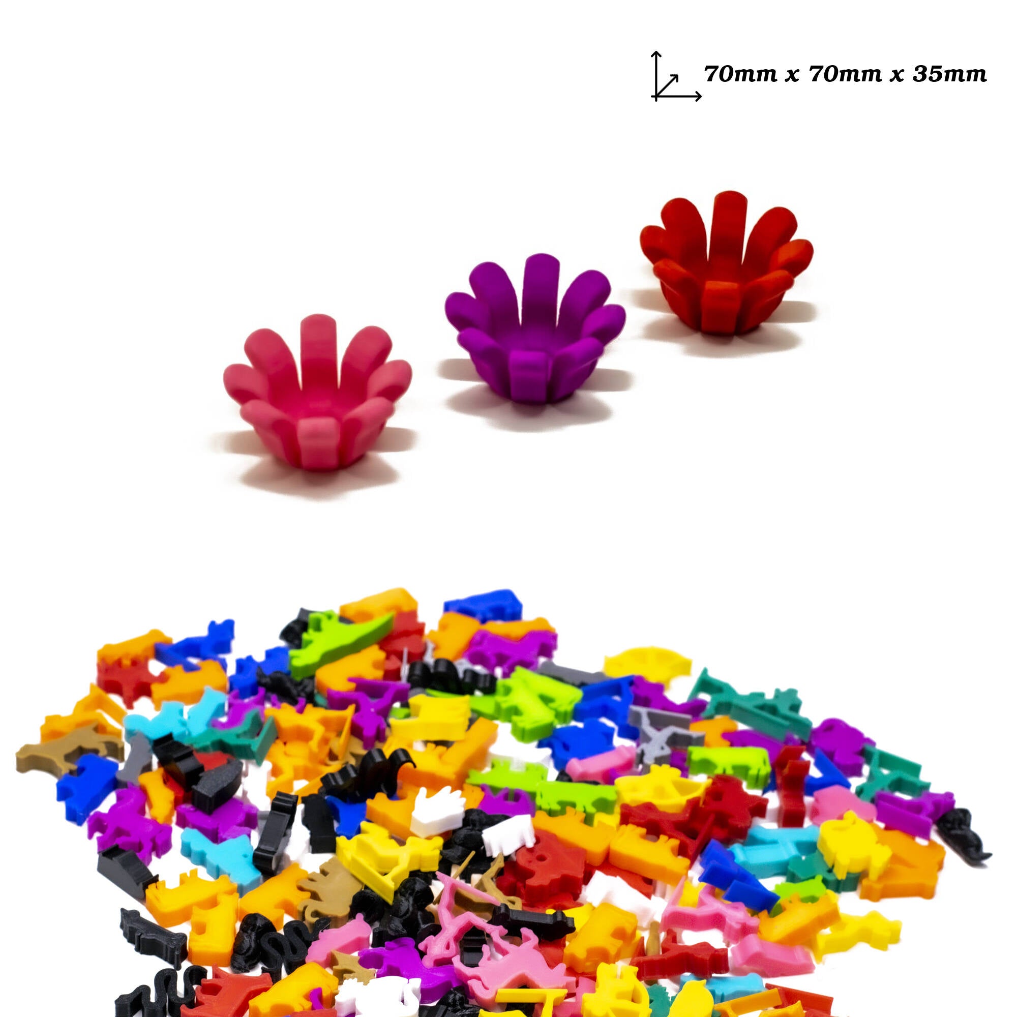 Resource Holder - Flower for upgrading board games, tabletop and other DnD games