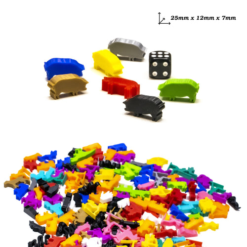 Piglets Meeple Figures for upgrading board games, tabletop and other DnD games