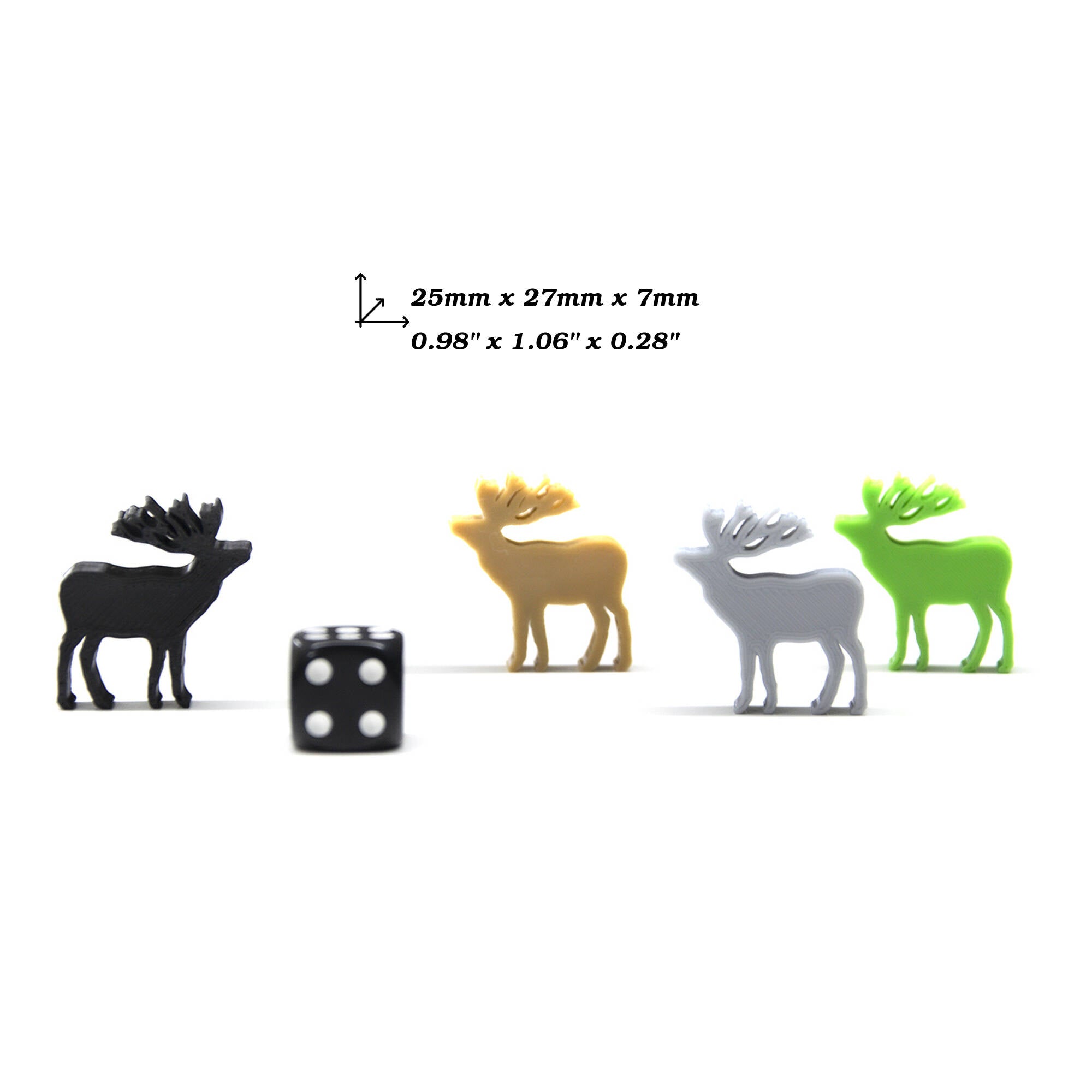 Deer Meeple for upgrading board games, tabletop and other DnD games