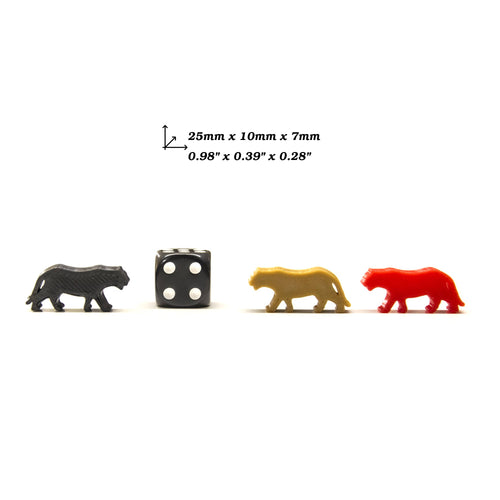 Tiger Meeple Figures for upgrading board games, tabletop and other DnD games