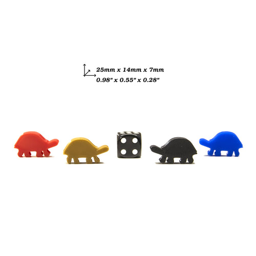 Turtle Meeple Figures for upgrading board games, tabletop and other DnD games