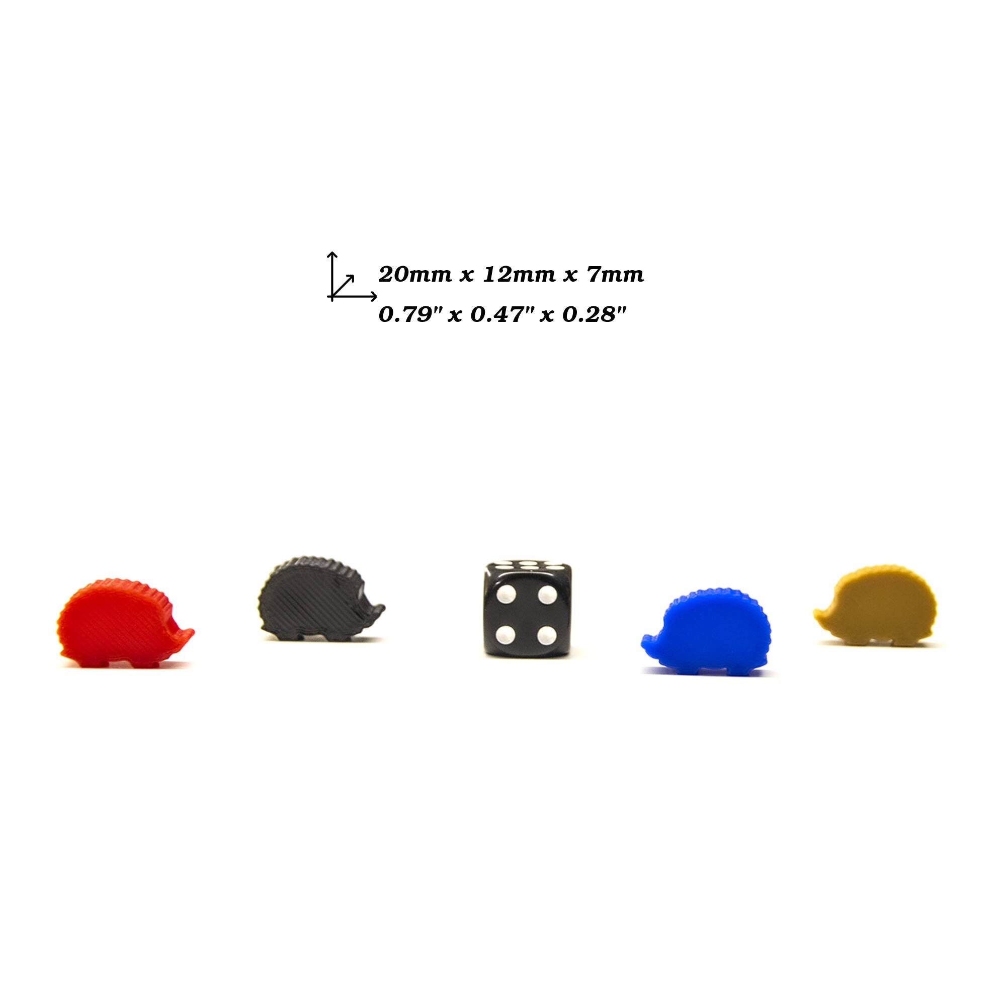 Hedgehog Meeple for upgrading board games, tabletop and other DnD games