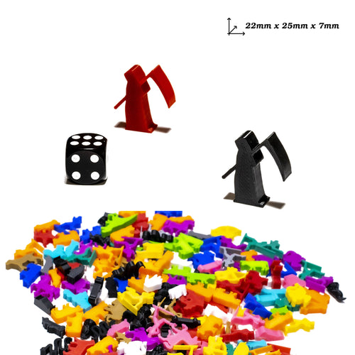 Reaper Meeple Figures for upgrading board games, tabletop and other DnD games