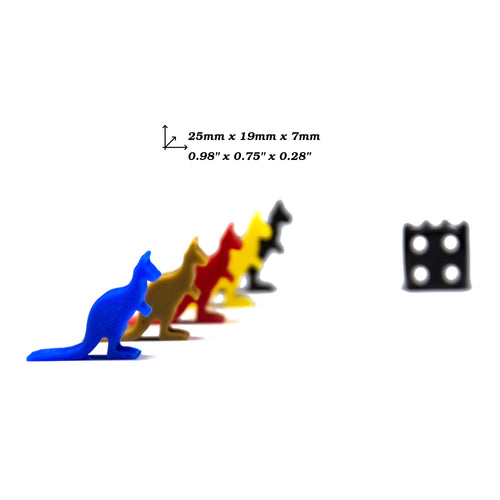 Kangaroo Meeple for upgrading board games, tabletop and other DnD games