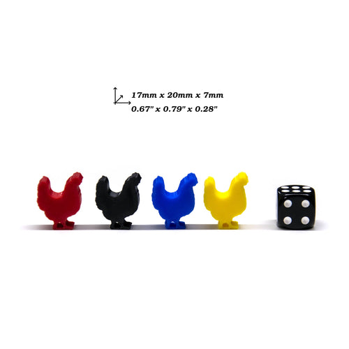 Chicken Meeple for upgrading board games, tabletop and other DnD games